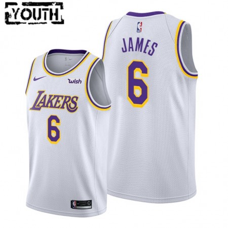 Dres Los Angeles Lakers LeBron James 6 Nike 2021-22 Association Edition Swingman - Dječji